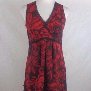 👁️ 3 for $20 Women's Sz 4 Simply Vera Wang Dress Red Black